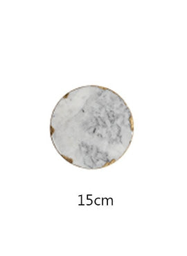 Plateau de service en marbre naturel