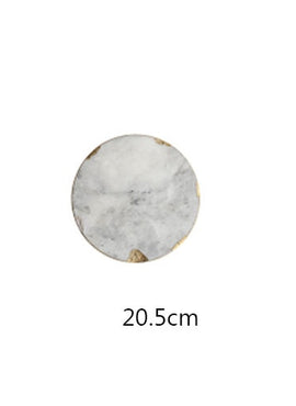 Plateau de service en marbre naturel