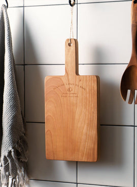 Planche à découper en bois de cerisier 2 pcs