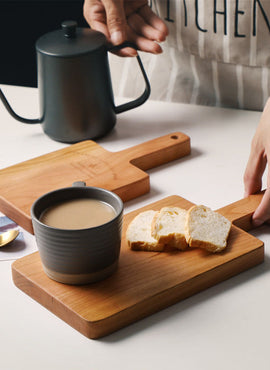 Planche à découper en bois de cerisier 2 pcs